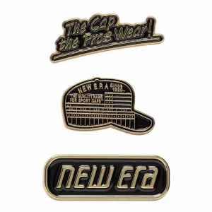 59FIFTY Day 3 Pack Gold Pin Badges NEW ERA