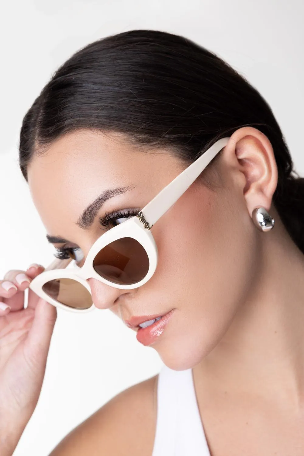 Acetate Cat-Eye Sunglasses