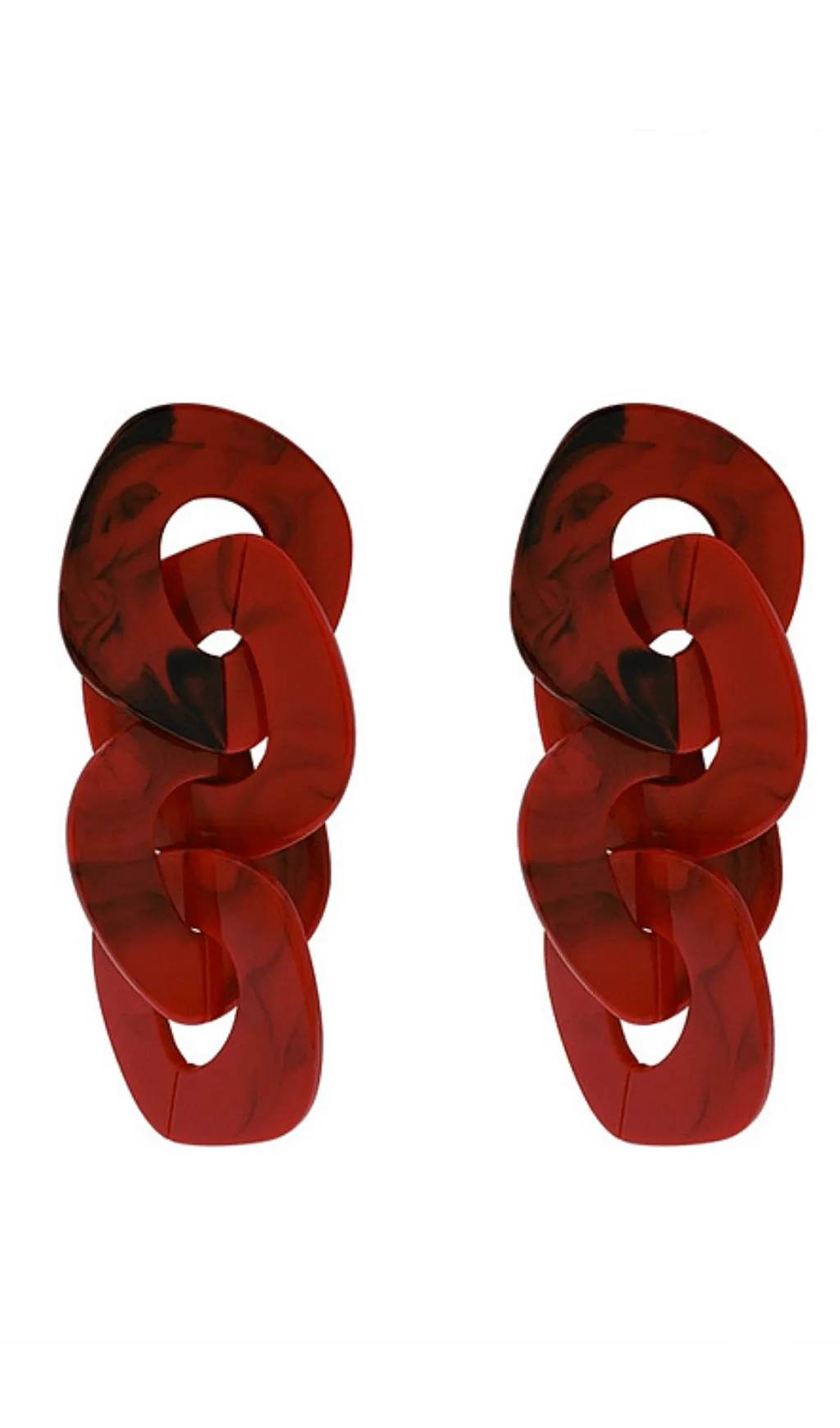 ACRYLICS DECORETIVE EARRINGS Gloria Lanvin