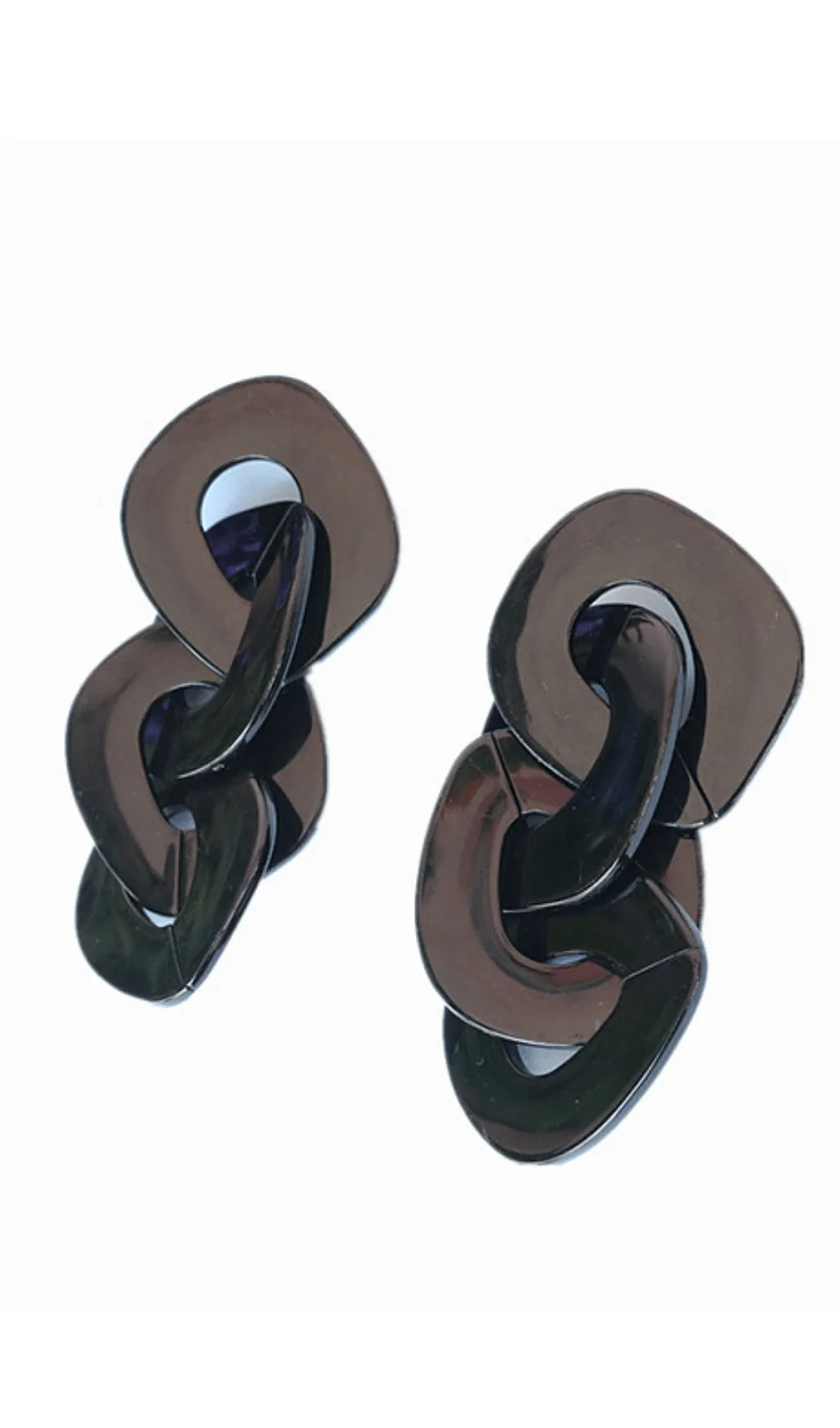ACRYLICS DECORETIVE EARRINGS Gloria Lanvin