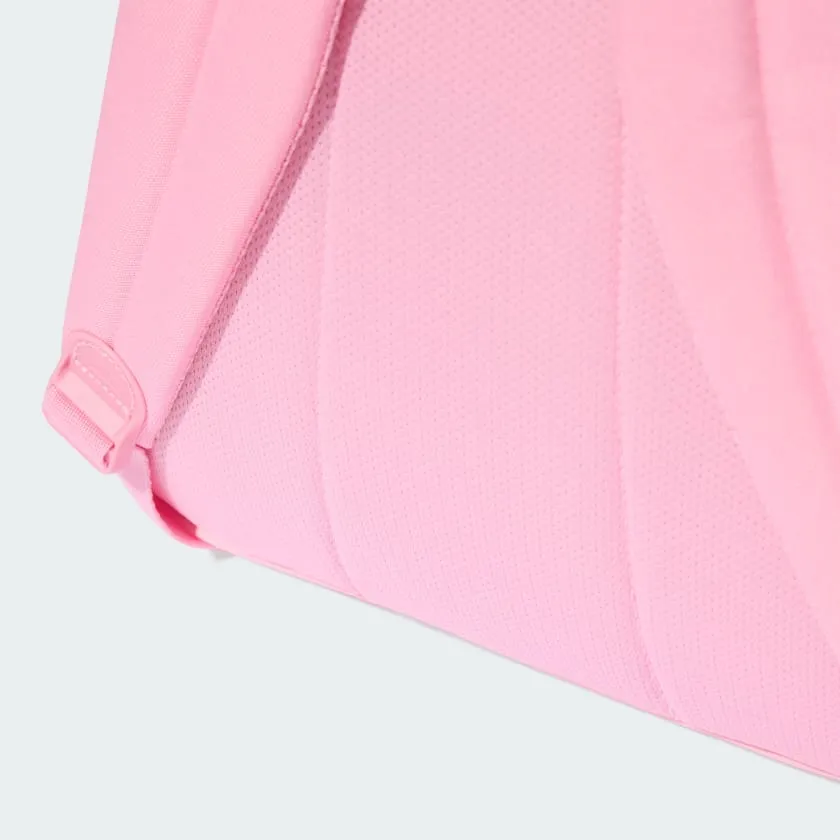 ADIDAS BACK-TO-SCHOOL 3 STRIPE BAR PINK/WHITE BACKPACK