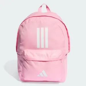 ADIDAS BACK-TO-SCHOOL 3 STRIPE BAR PINK/WHITE BACKPACK