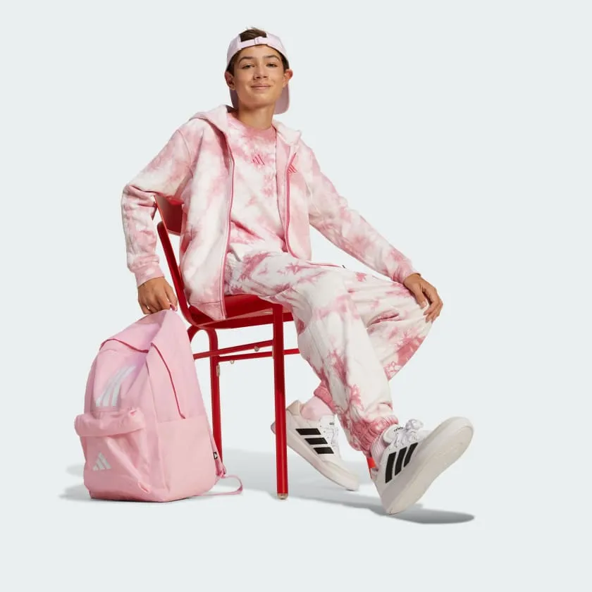 ADIDAS BACK-TO-SCHOOL 3 STRIPE BAR PINK/WHITE BACKPACK