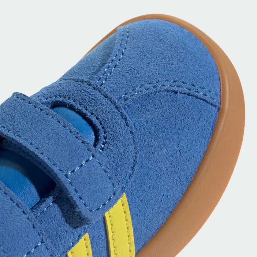 ADIDAS KID'S VL COURT 3.0 HOOK N' LOOP ROYAL/SULFER SNEAKER SHOES