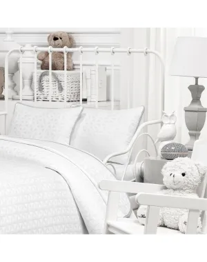 Andre Junior And Decorative Pillowase | White x Gray TOGAS