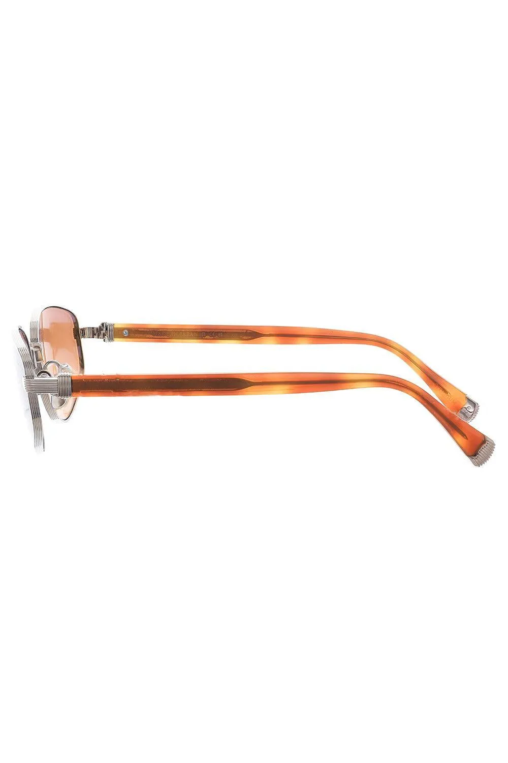 Angled Lens Sunglasses - Orange