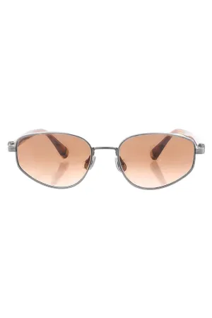 Angled Lens Sunglasses - Orange