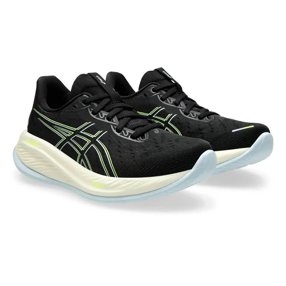 ASICS GEL-CUMULUS 26 Men's Running Shoes in Black/Safety Yellow AW24