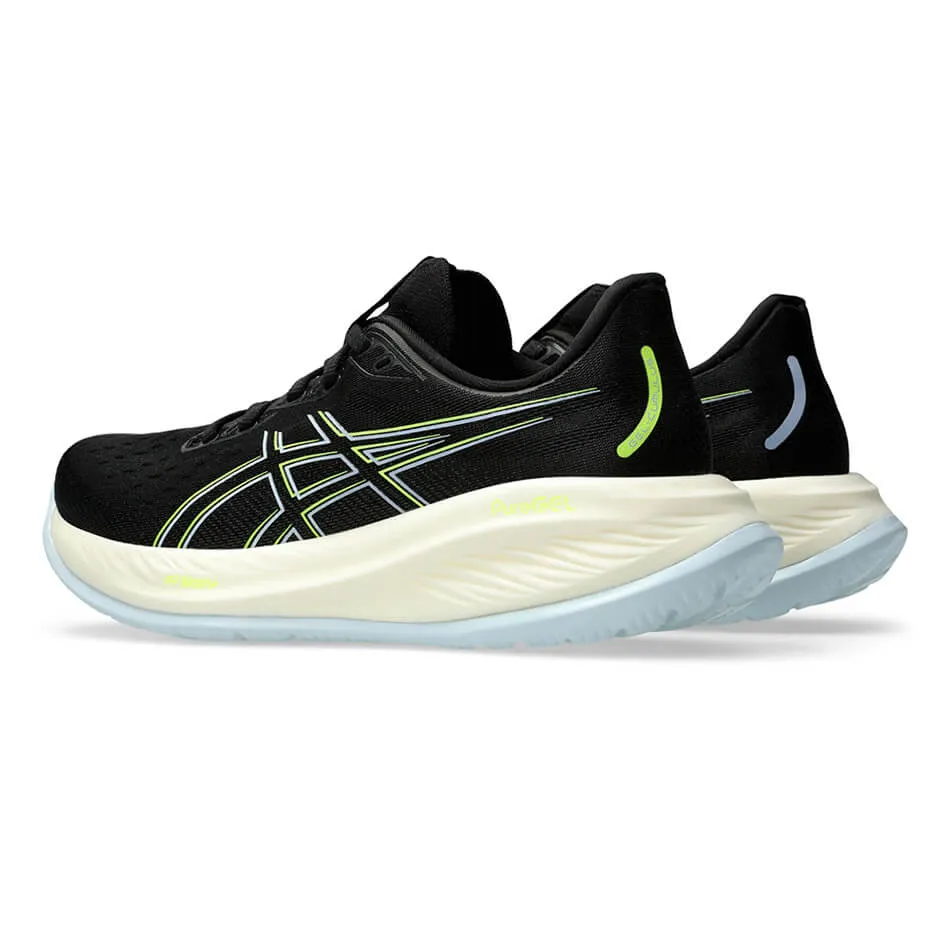ASICS GEL-CUMULUS 26 Men's Running Shoes in Black/Safety Yellow AW24