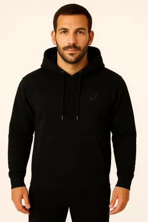 ASICS MEN'S FLEECE BLACK HOODIE