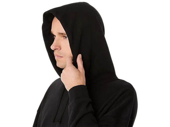 ASICS MEN'S FLEECE BLACK HOODIE