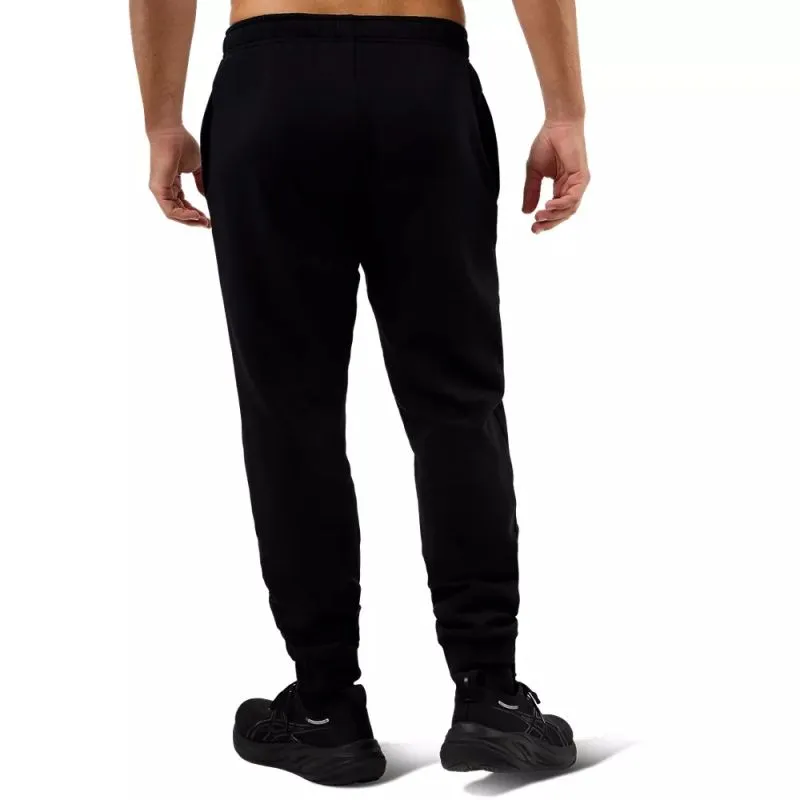 ASICS MEN'S FLEECE CUFF BLACK TRACKPANTS
