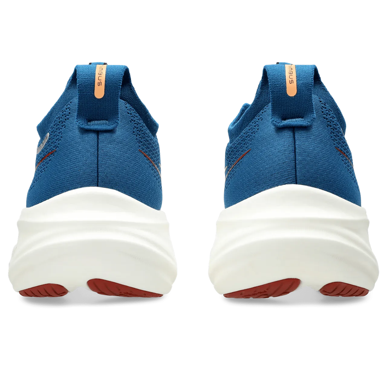 ASICS Men's Gel-Nimbus 26 Running Shoes in Rich Navy/Faded Orange AW24