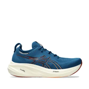 ASICS Men's Gel-Nimbus 26 Running Shoes in Rich Navy/Faded Orange AW24