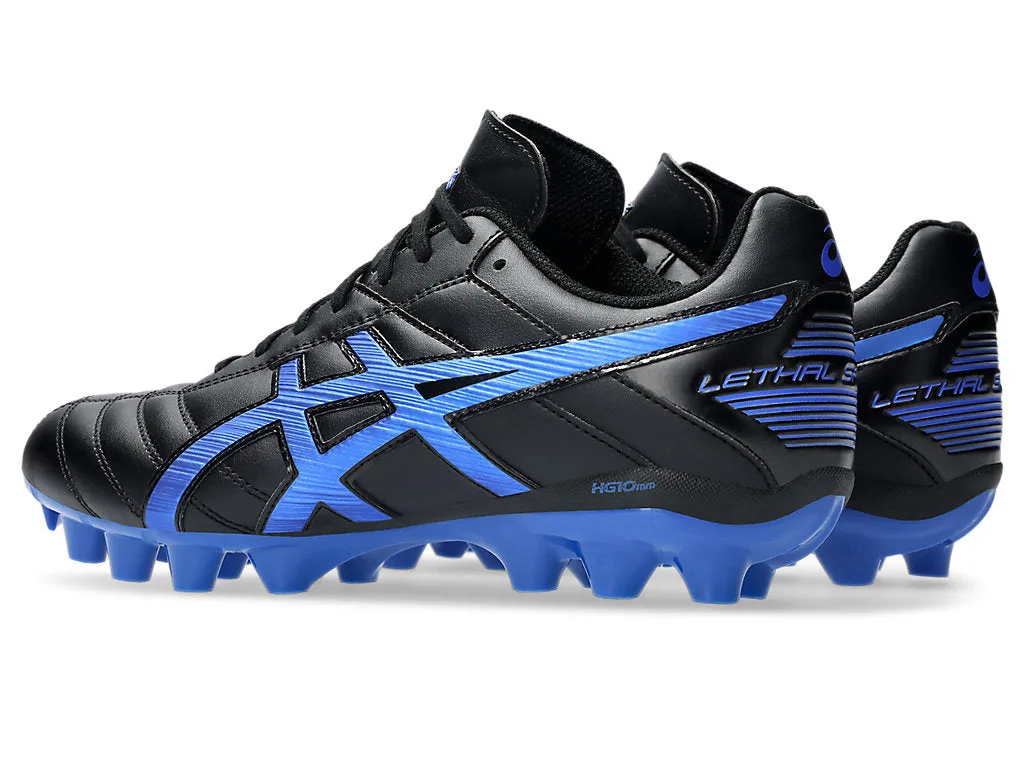 ASICS MEN'S LETHAL RS 2 SPEED BLACK/BLUE FOOTBALL