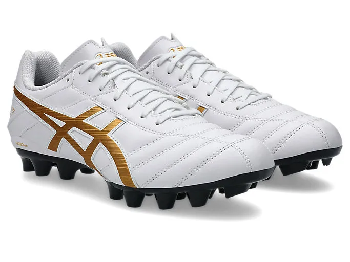 ASICS MEN'S LETHAL SPEED WHITE/GOLD FOOTBALL BOOTS