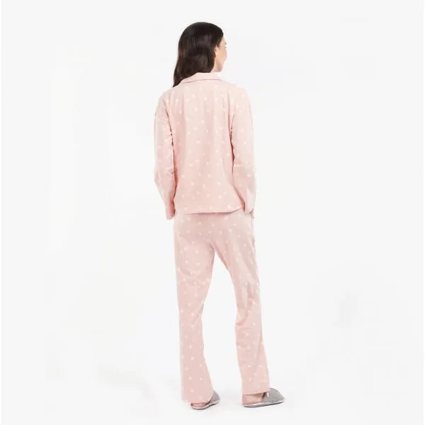 Barbour DOTTY Womens Pyjama Set Petal Pink