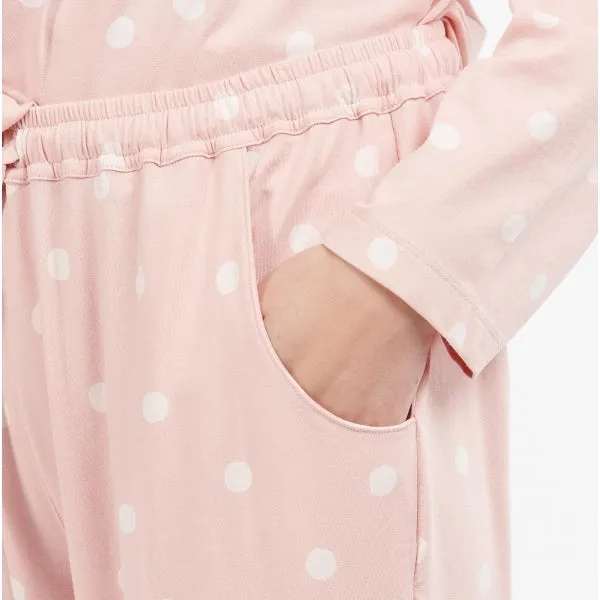 Barbour DOTTY Womens Pyjama Set Petal Pink