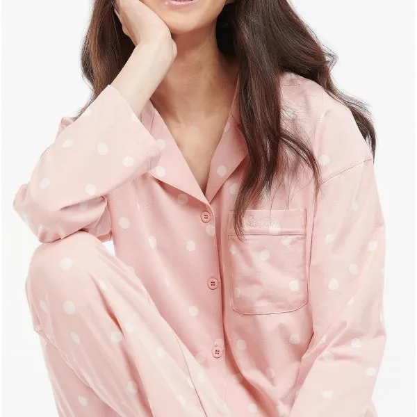 Barbour DOTTY Womens Pyjama Set Petal Pink