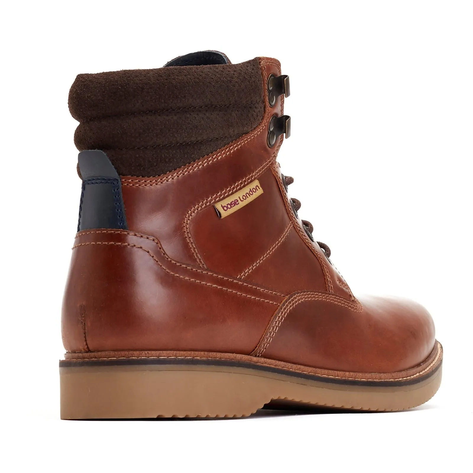 Base London Bradley Mens Leather Lace Up Boot
