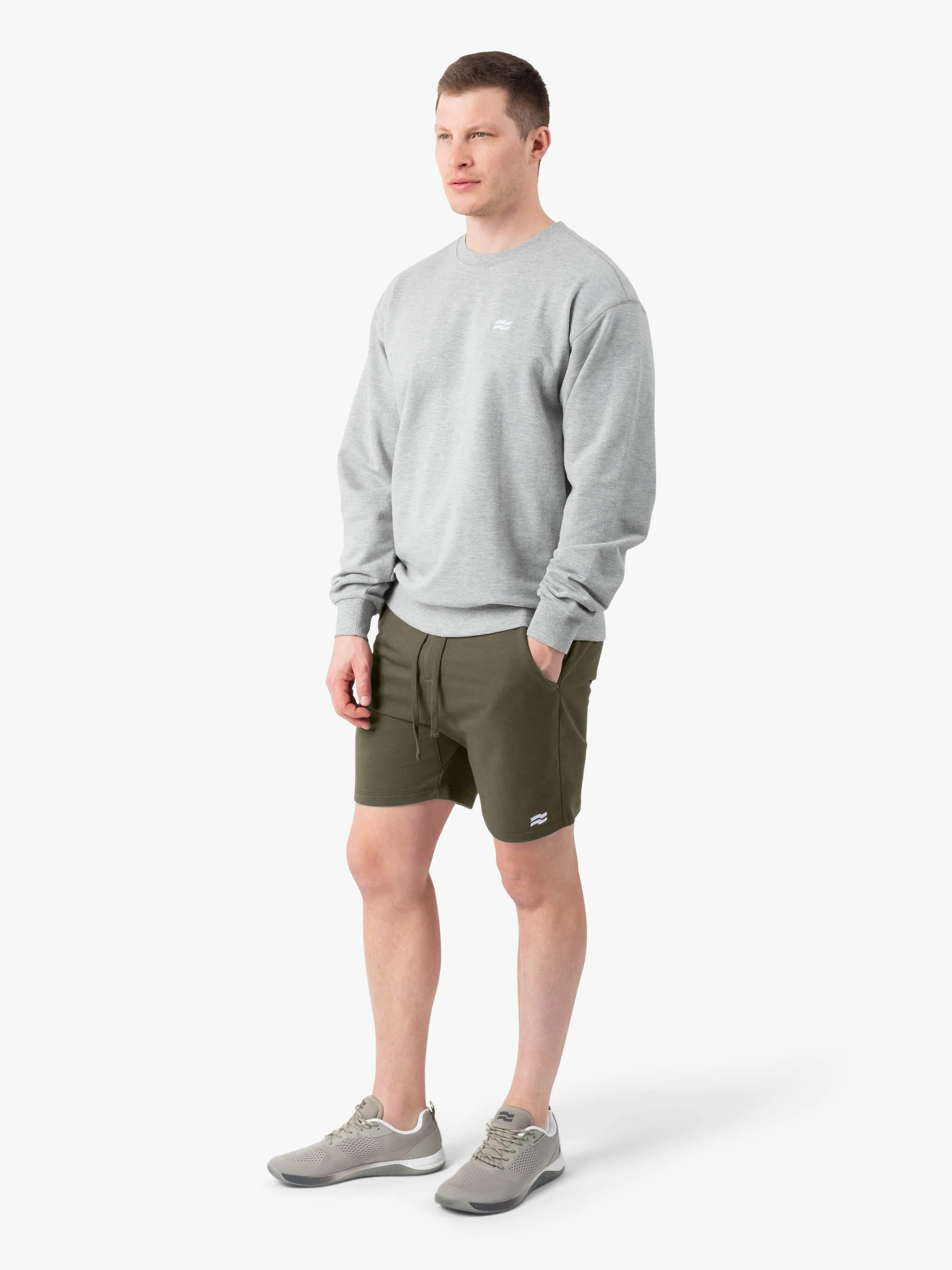 Base Oversized Crewneck Strike