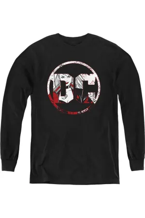 Batman DC Comics Logo Harley Youth Long Sleeve Sweatshirt