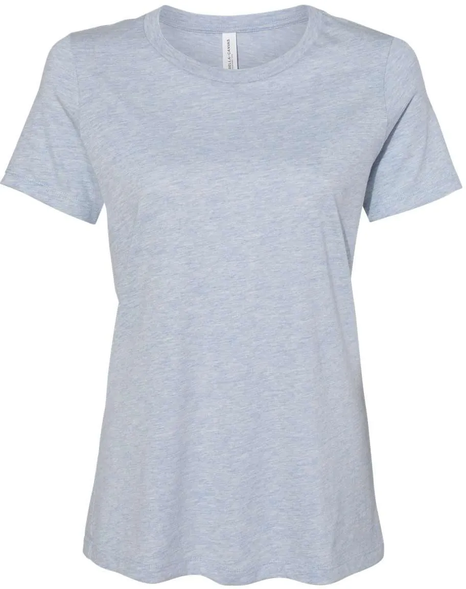 Bella Canvas Womens Relaxed Fit Heather CVC Tee