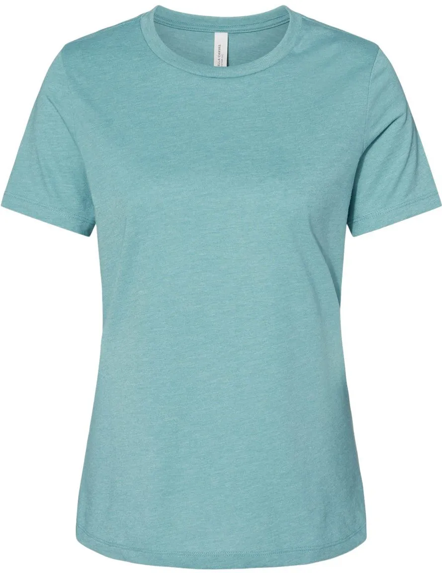 Bella Canvas Womens Relaxed Fit Heather CVC Tee