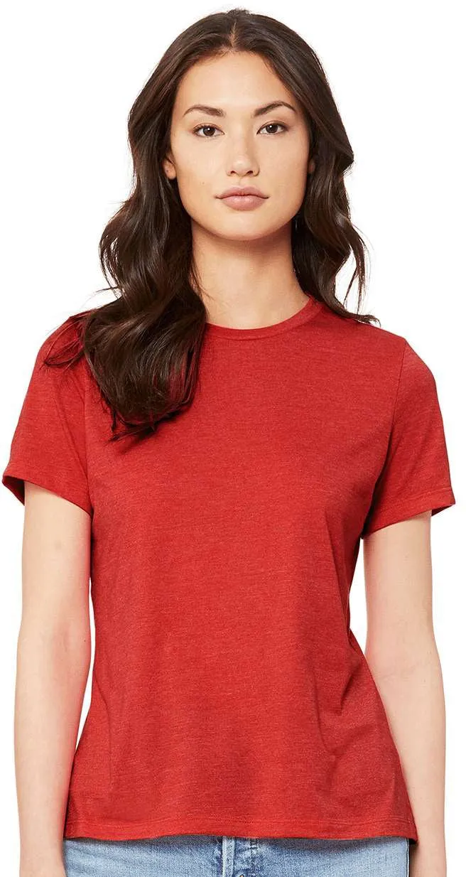 Bella Canvas Womens Relaxed Fit Heather CVC Tee