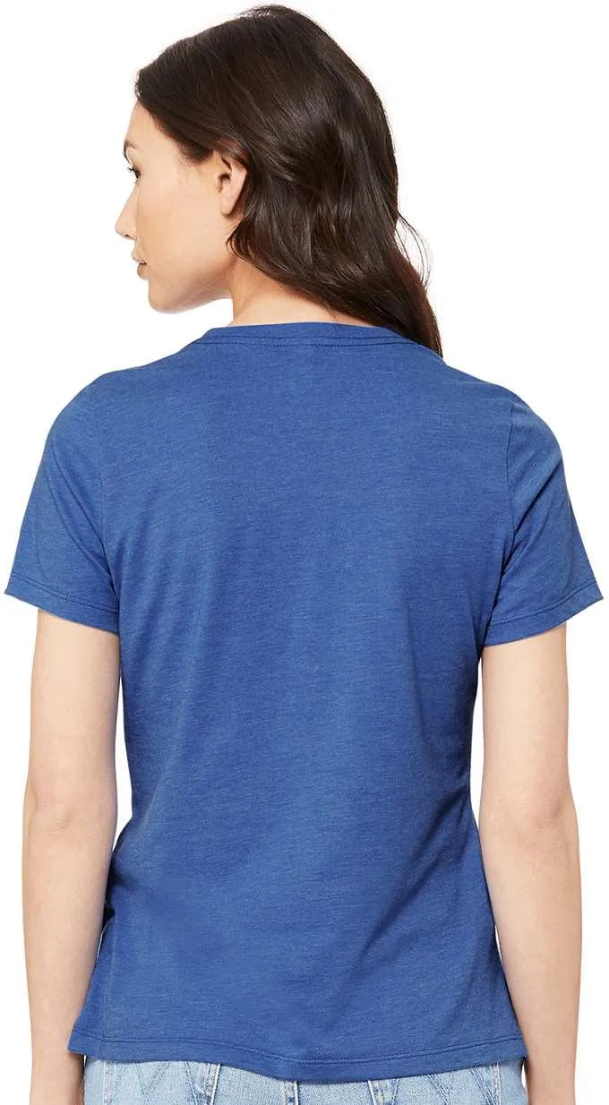 Bella Canvas Womens Relaxed Fit Heather CVC Tee