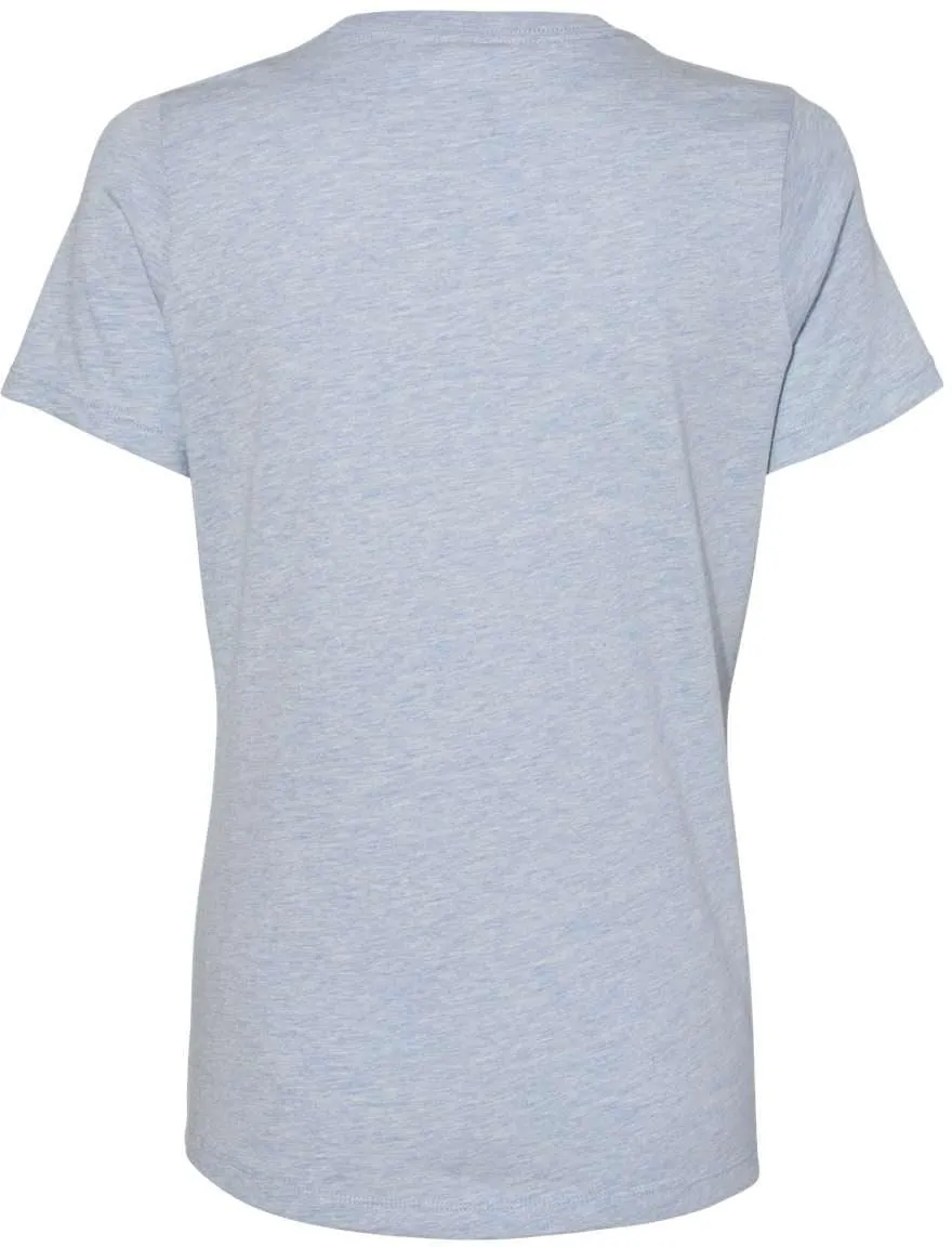 Bella Canvas Womens Relaxed Fit Heather CVC Tee