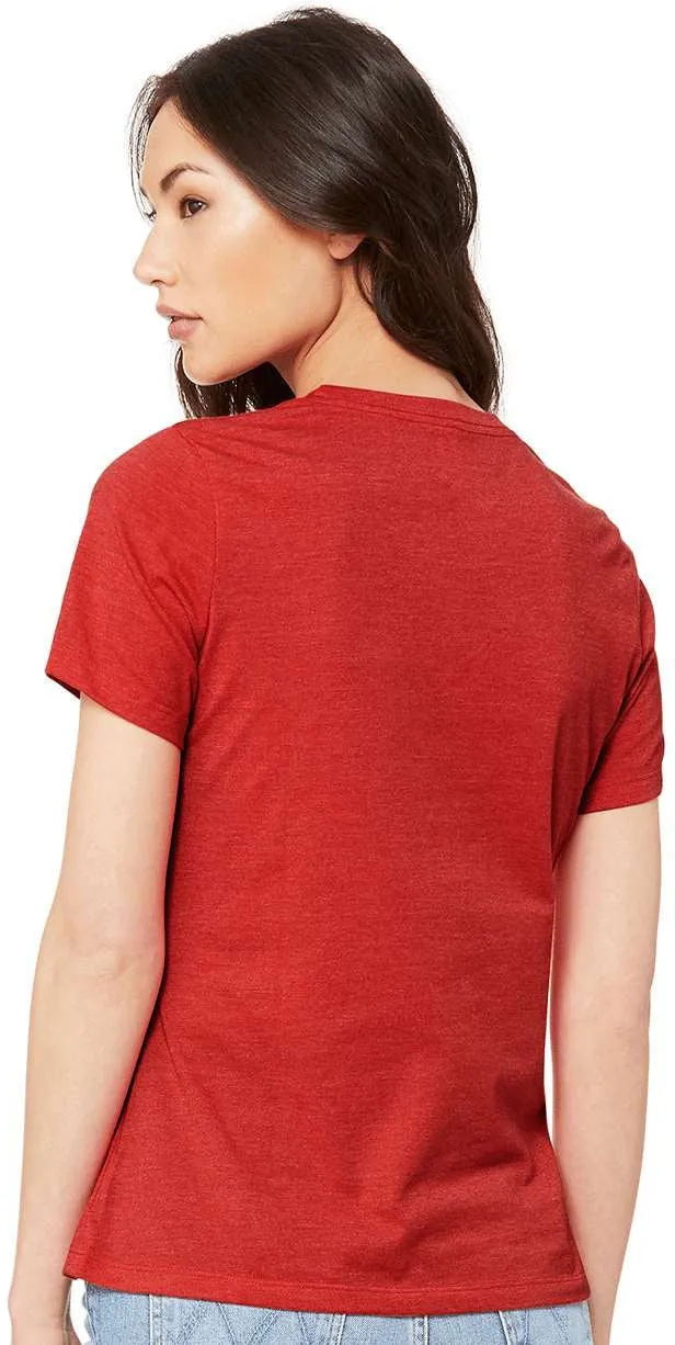 Bella Canvas Womens Relaxed Fit Heather CVC Tee