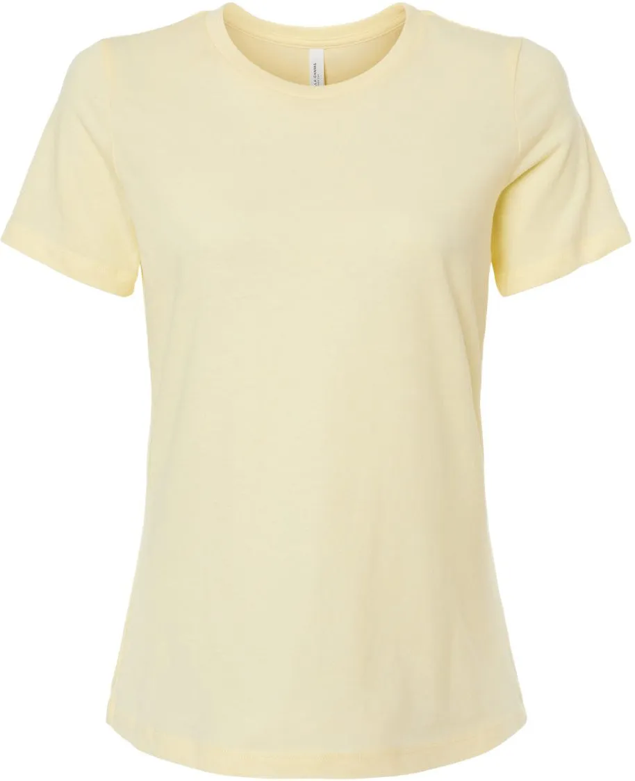 Bella Canvas Womens Relaxed Fit Heather CVC Tee