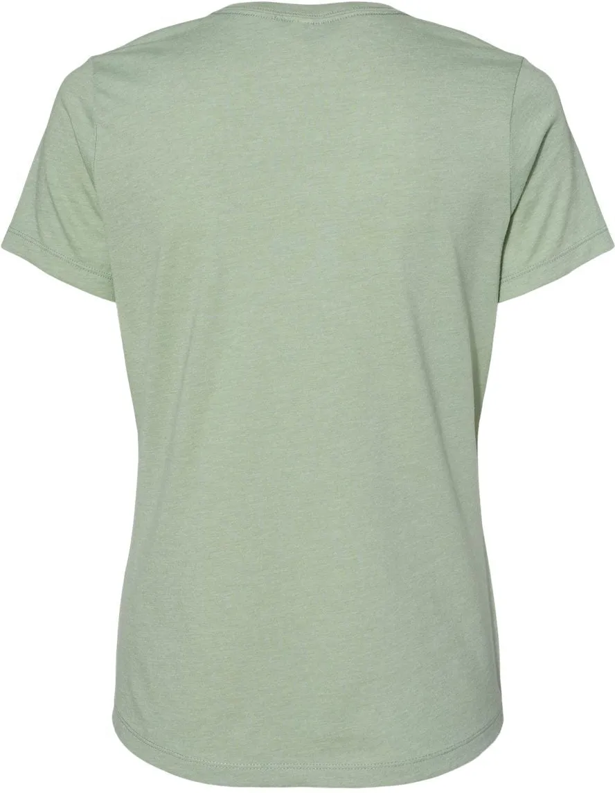 Bella Canvas Womens Relaxed Fit Heather CVC Tee