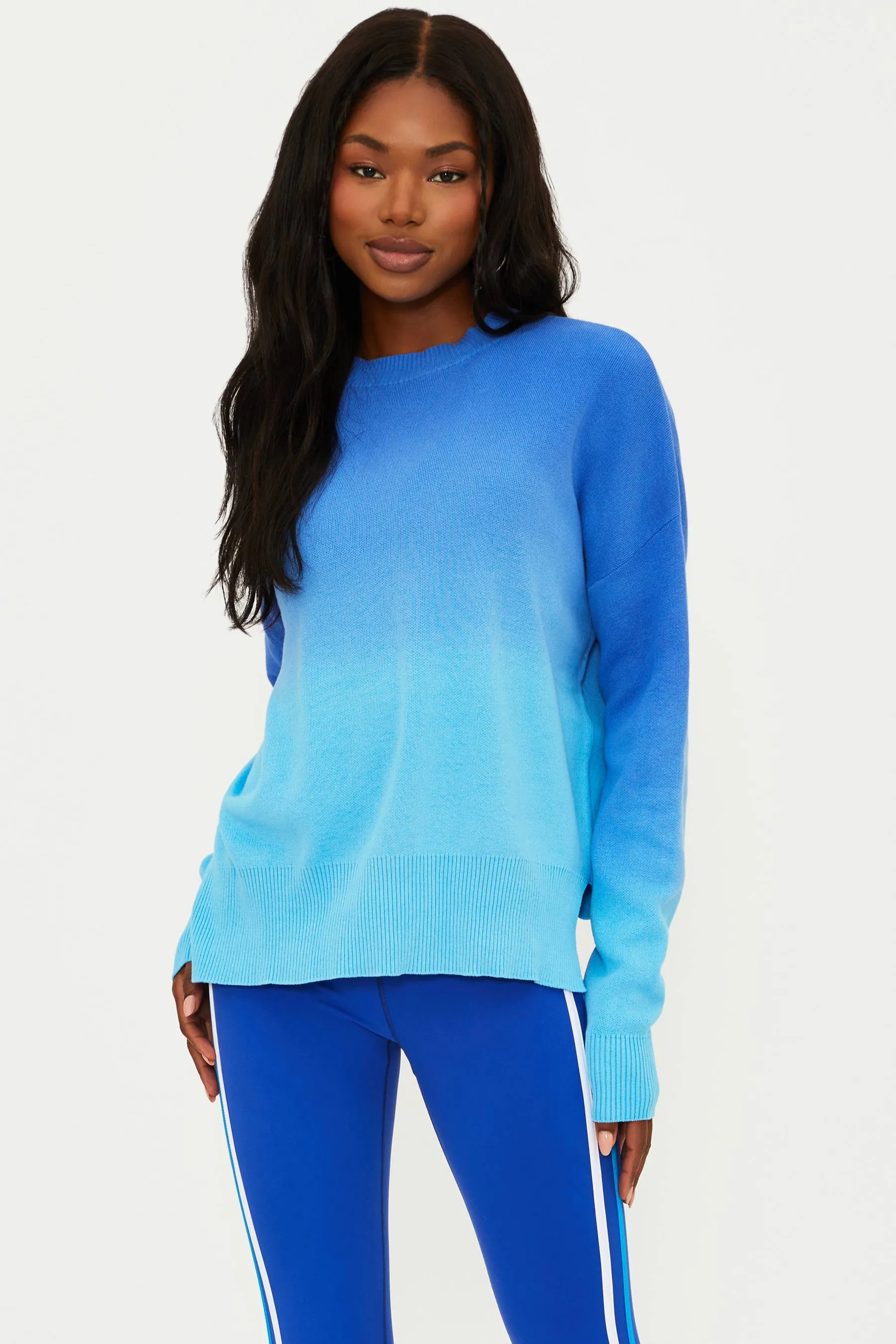 Callie Sweater Bluebell Two Tone Beach Riot