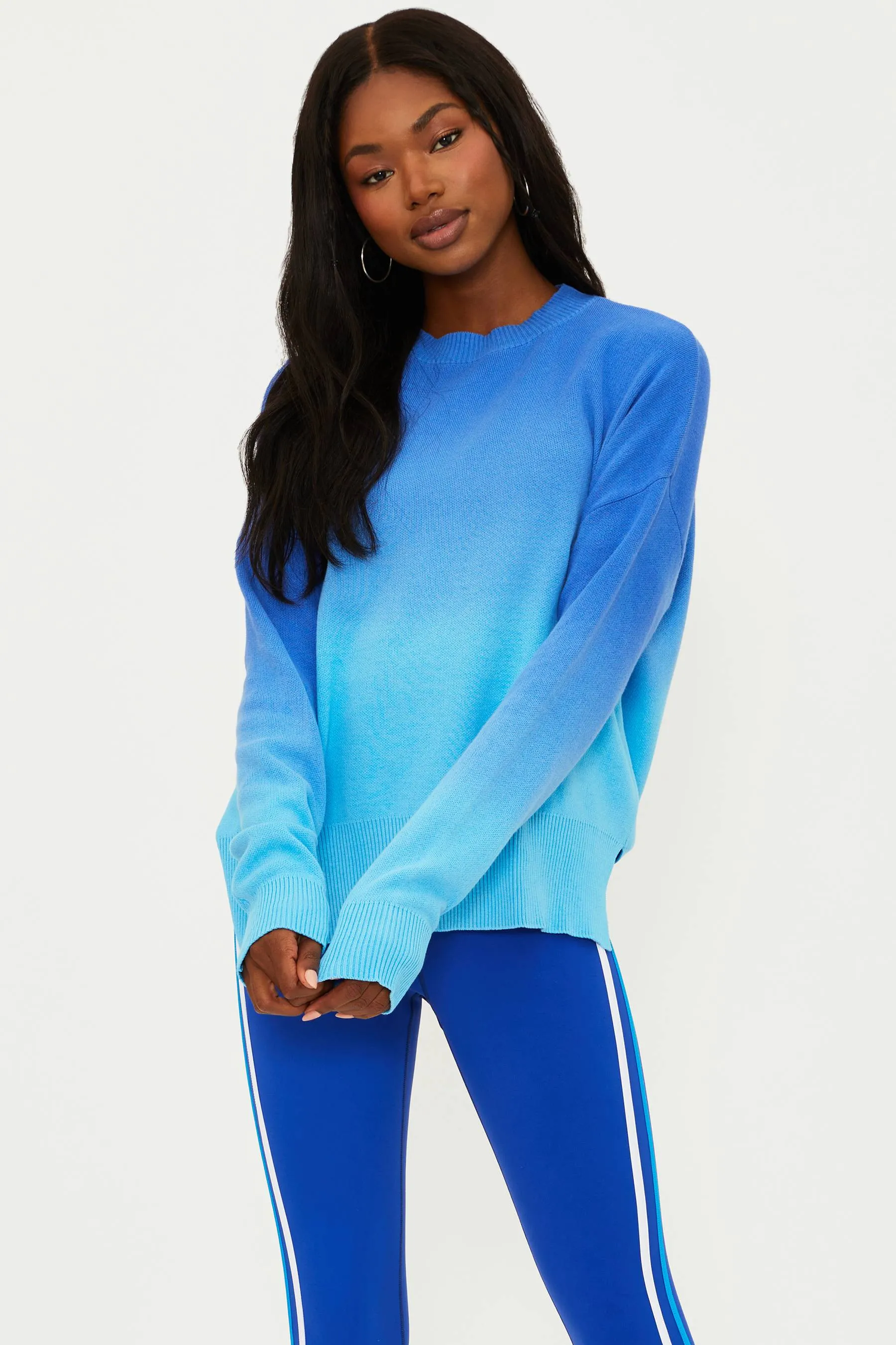 Callie Sweater Bluebell Two Tone Beach Riot