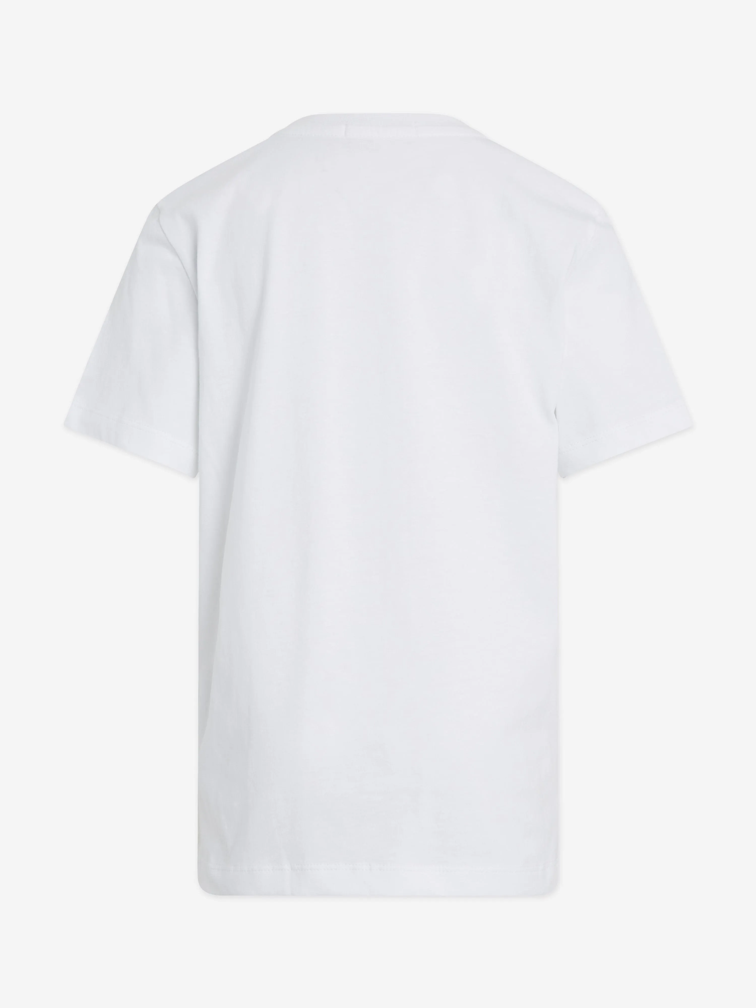 Calvin Klein Kids Monogram Logo T-Shirt in White