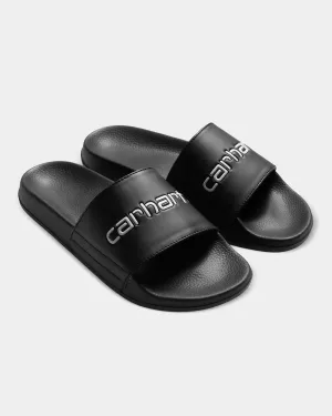 Carhartt WIP Slides | Black / White Carhartt WIP