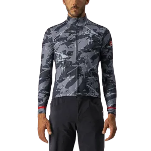 Castelli Unlimited Thermal Mens Cycling Jersey (Grey/Blue)