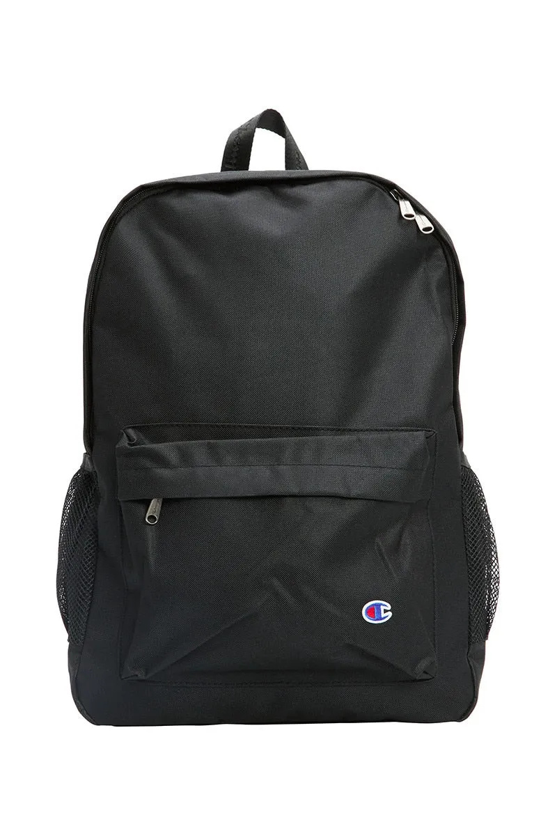 CHAMPION LARGE BLACK BACKPACK