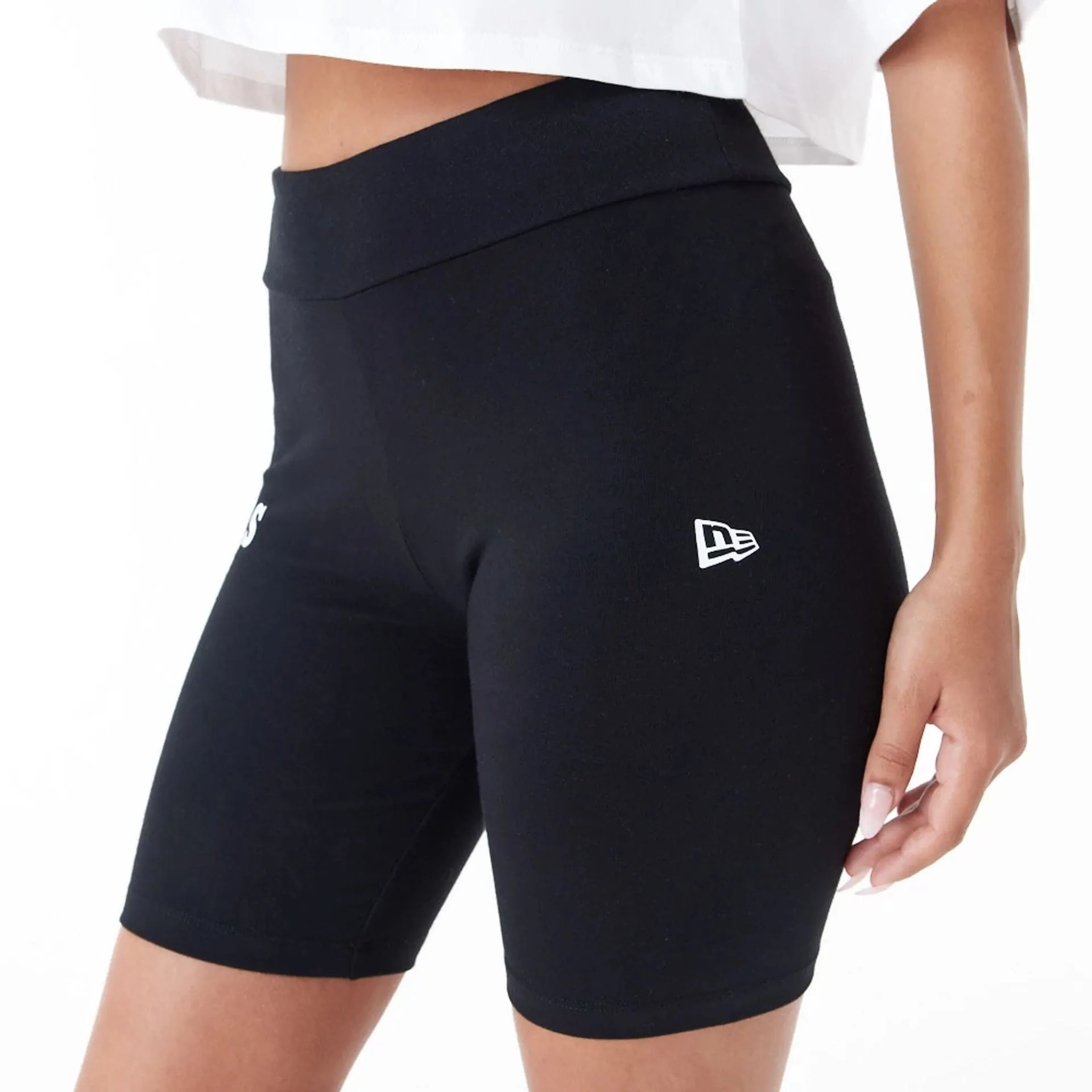 Chicago Bulls Womens NBA Logo Black Cycling Shorts NEW ERA
