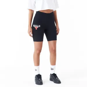 Chicago Bulls Womens NBA Logo Black Cycling Shorts NEW ERA