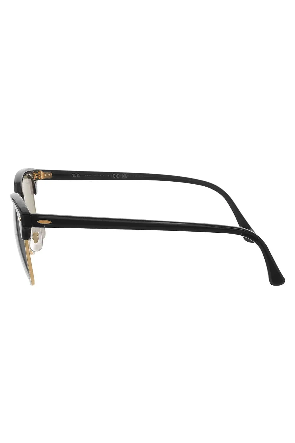 Clubmaster Classic Sunglasses - Polished Black Green