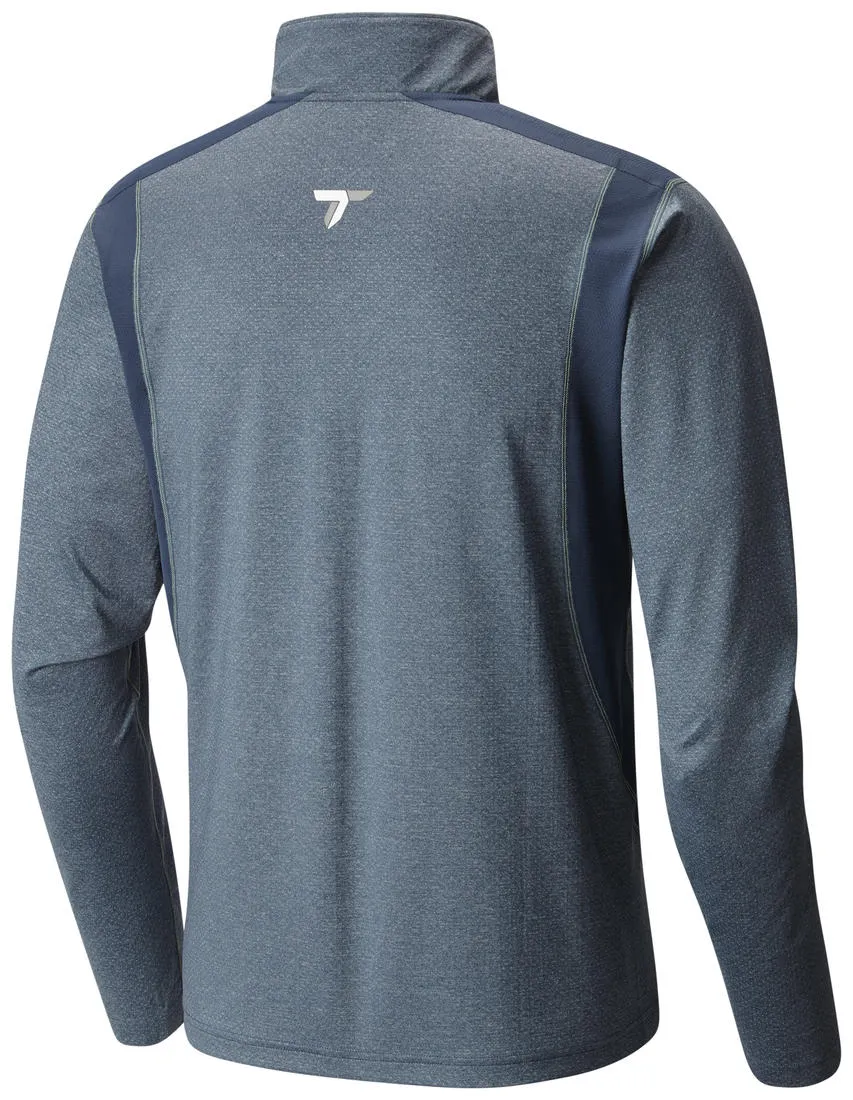 Columbia Men Blue Titan Ice Mens Half Zip