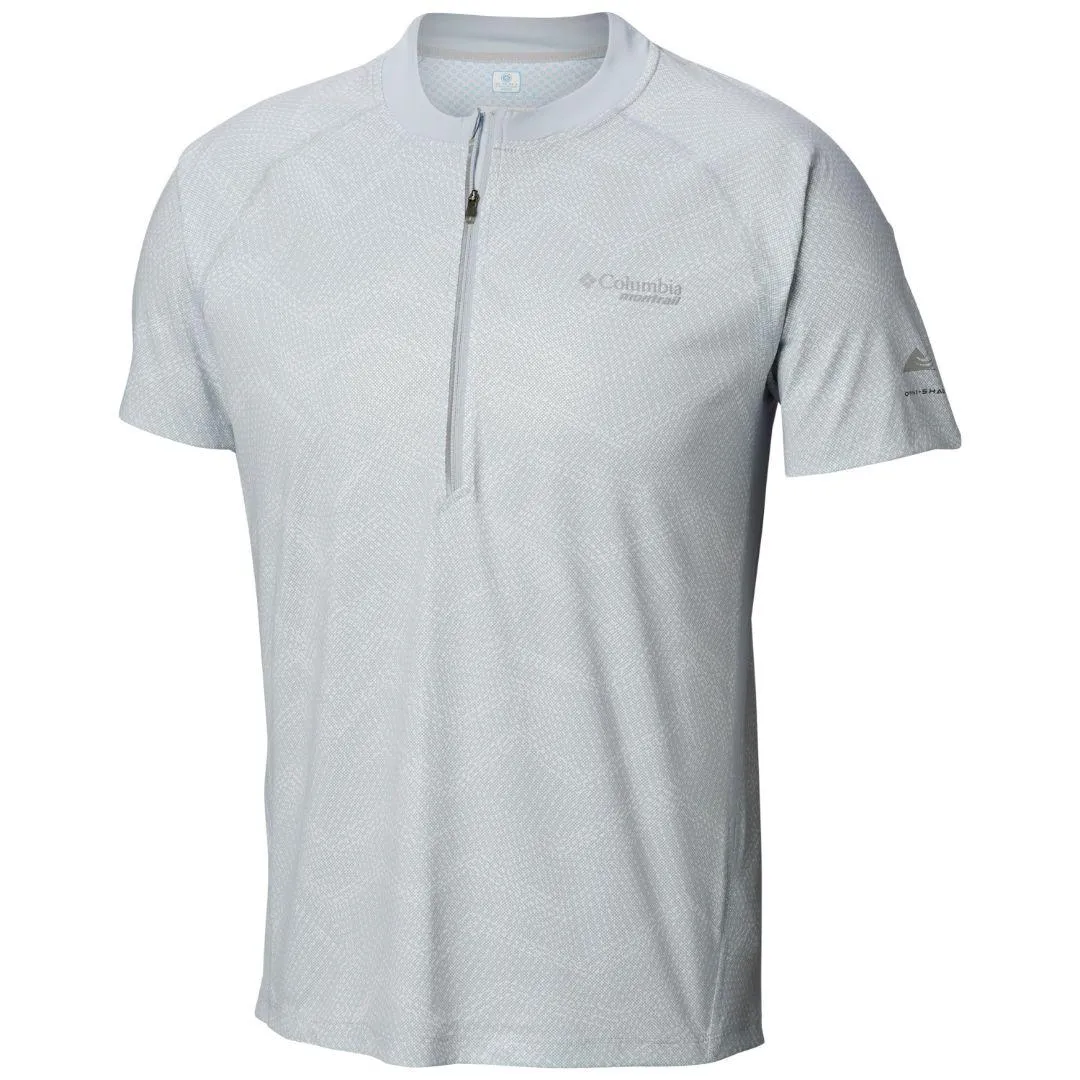 Columbia Men Grey Omni-Freeze F.K.T. II Tshirt