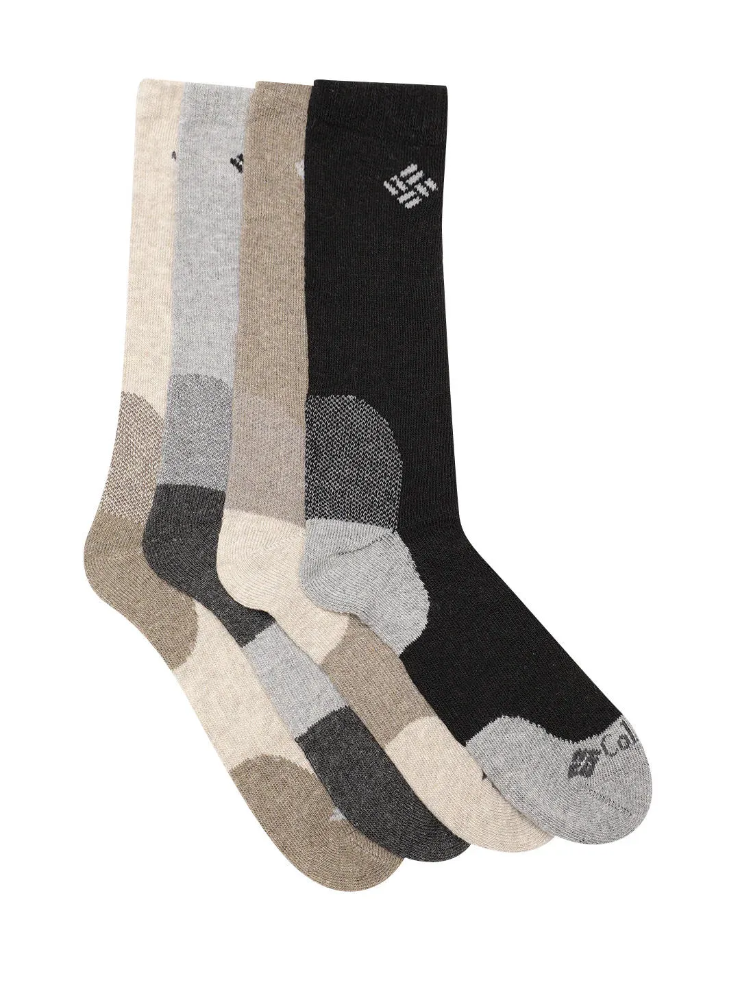 Columbia Men Red SOCKS MN 4P CREW-BASIC WOOL (4 Pairs) (Non Returnable)