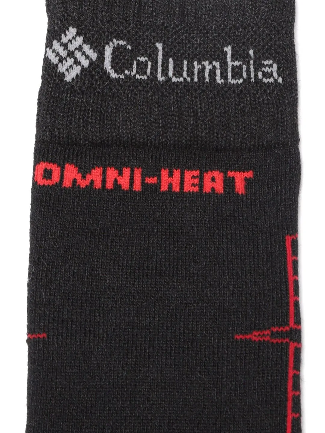 Columbia Unisex Black SOCKS UX 1PR OMNI SKI-OPT-MED (1 Pair) (Non Returnable)