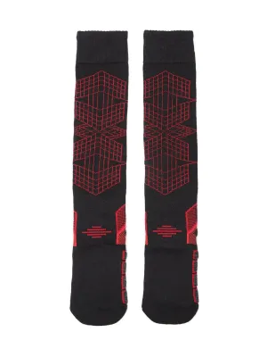Columbia Unisex Black SOCKS UX 1PR OMNI SKI-OPT-MED (1 Pair) (Non Returnable)