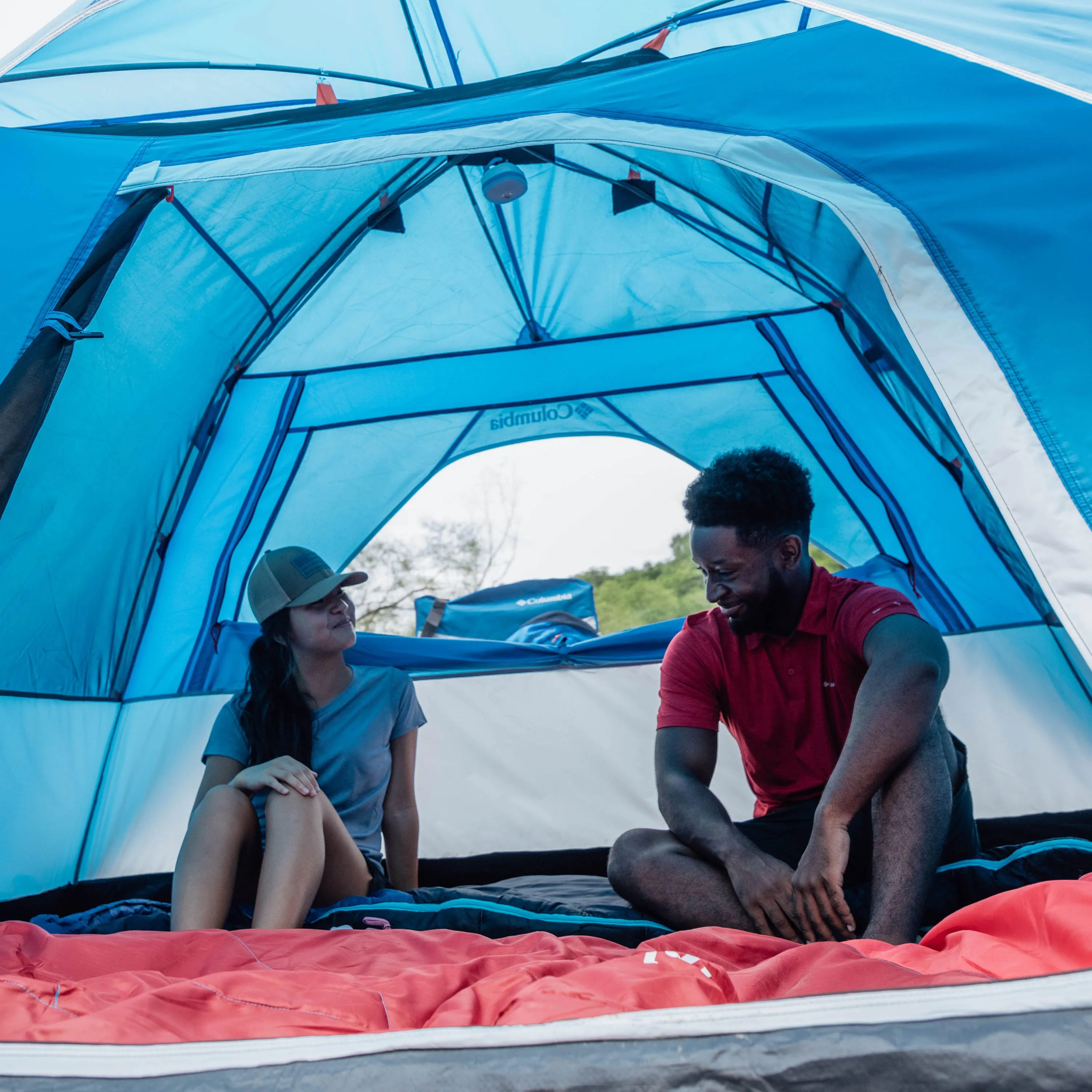 Columbia Unisex Blue 4P FRP Dome Tent