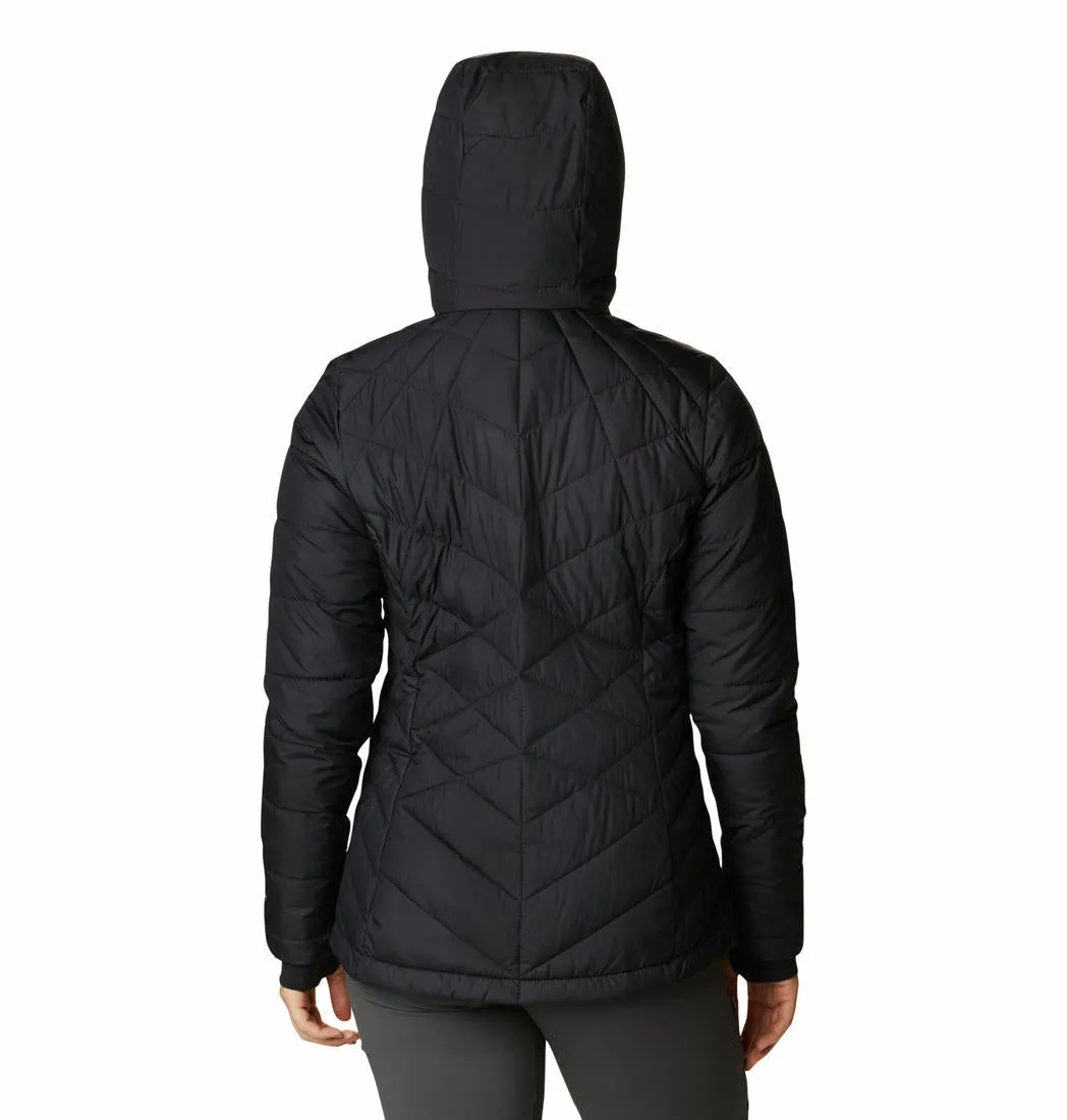 Columbia Women Black Omni-Heat Reflective Heavenly Hooded Jacket